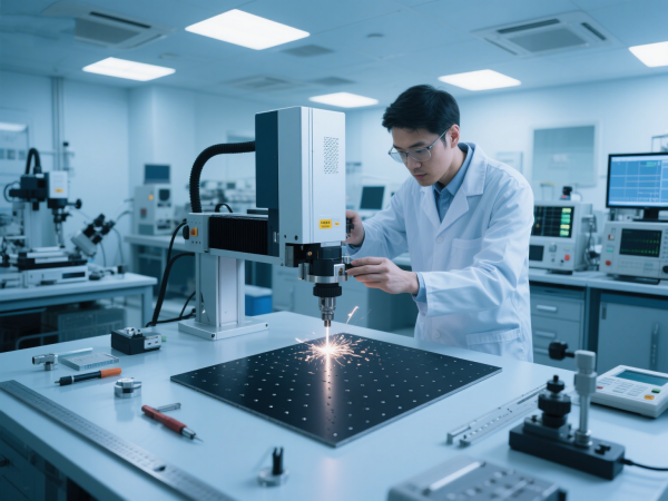 碳板飛秒激光微孔加工 (4)